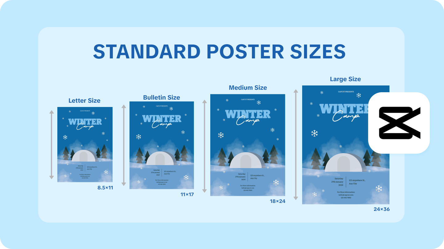 Tamaño de póster estándar