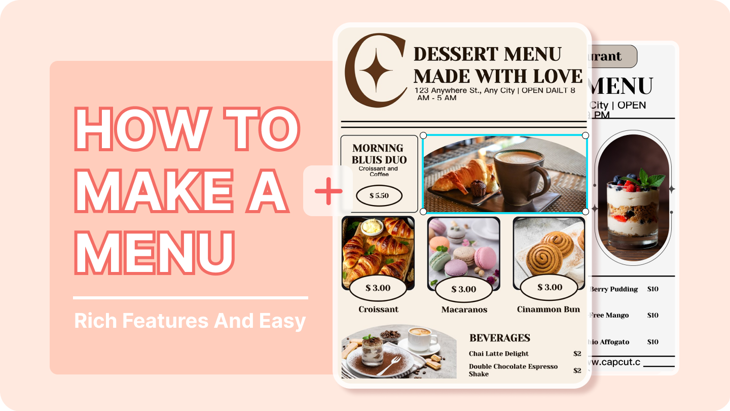 how to make a menu