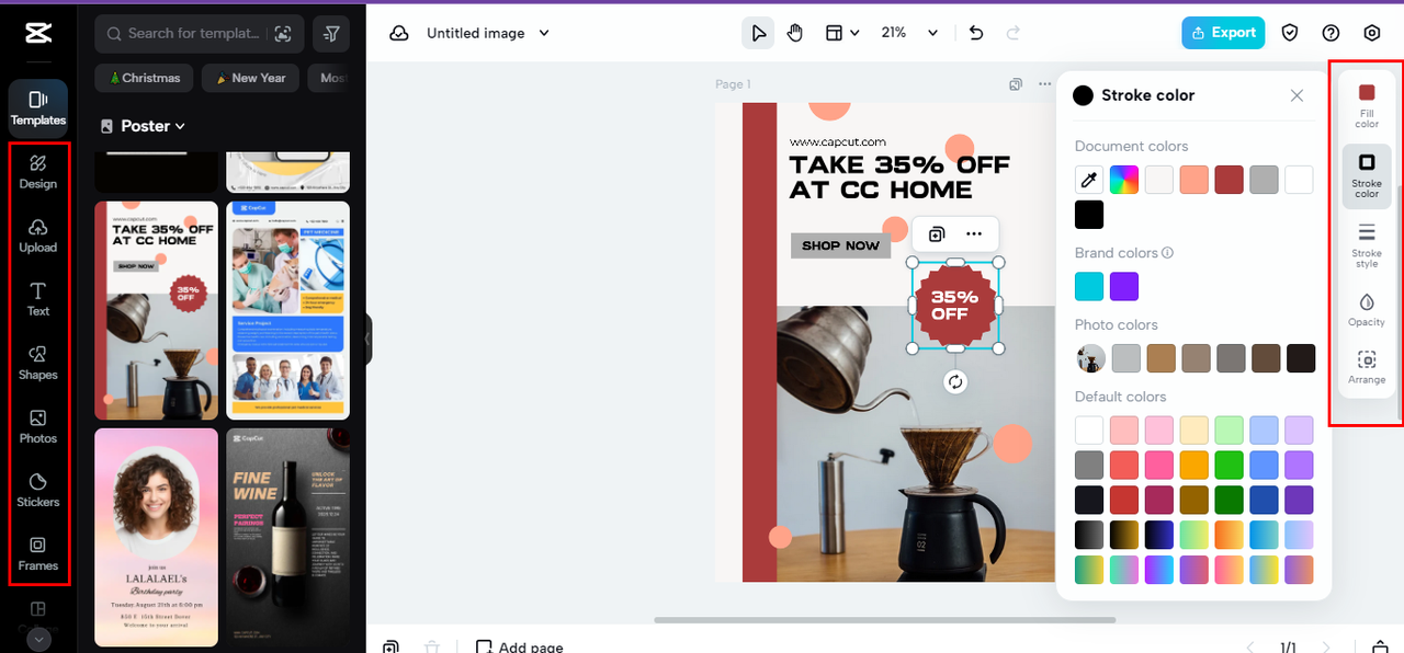 personalize your poster design