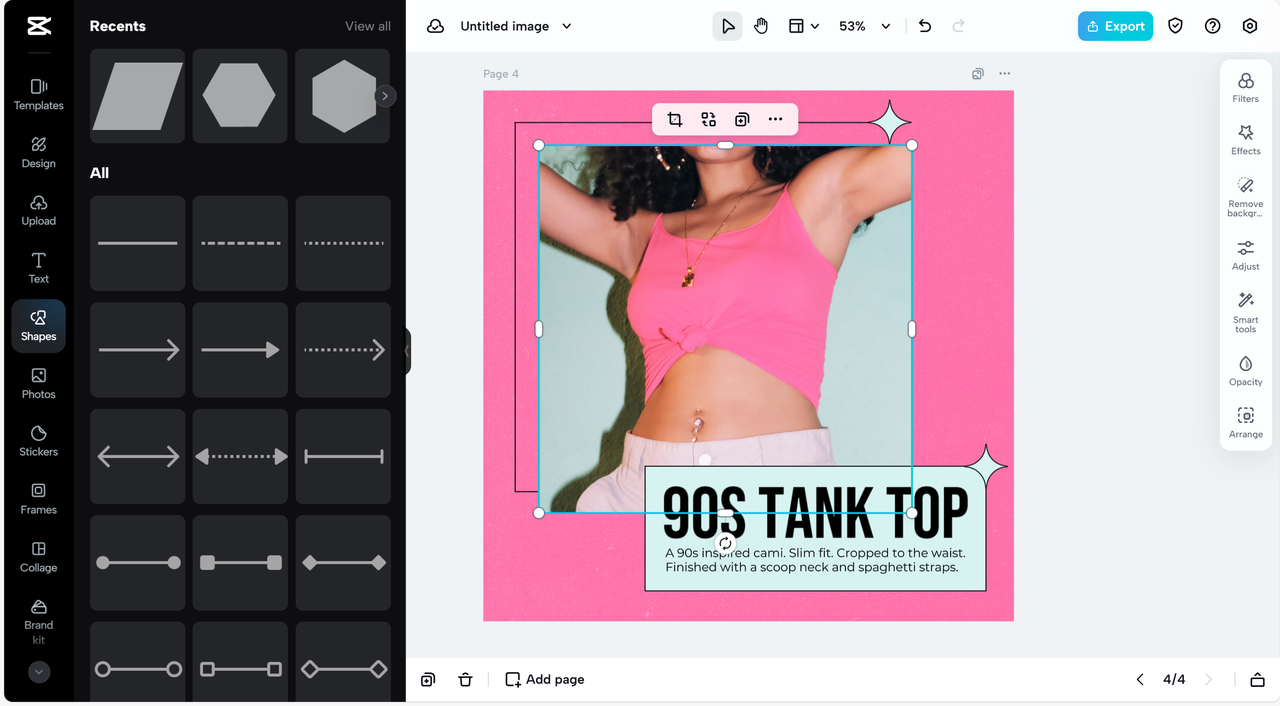 Remove unwanted elements in template
