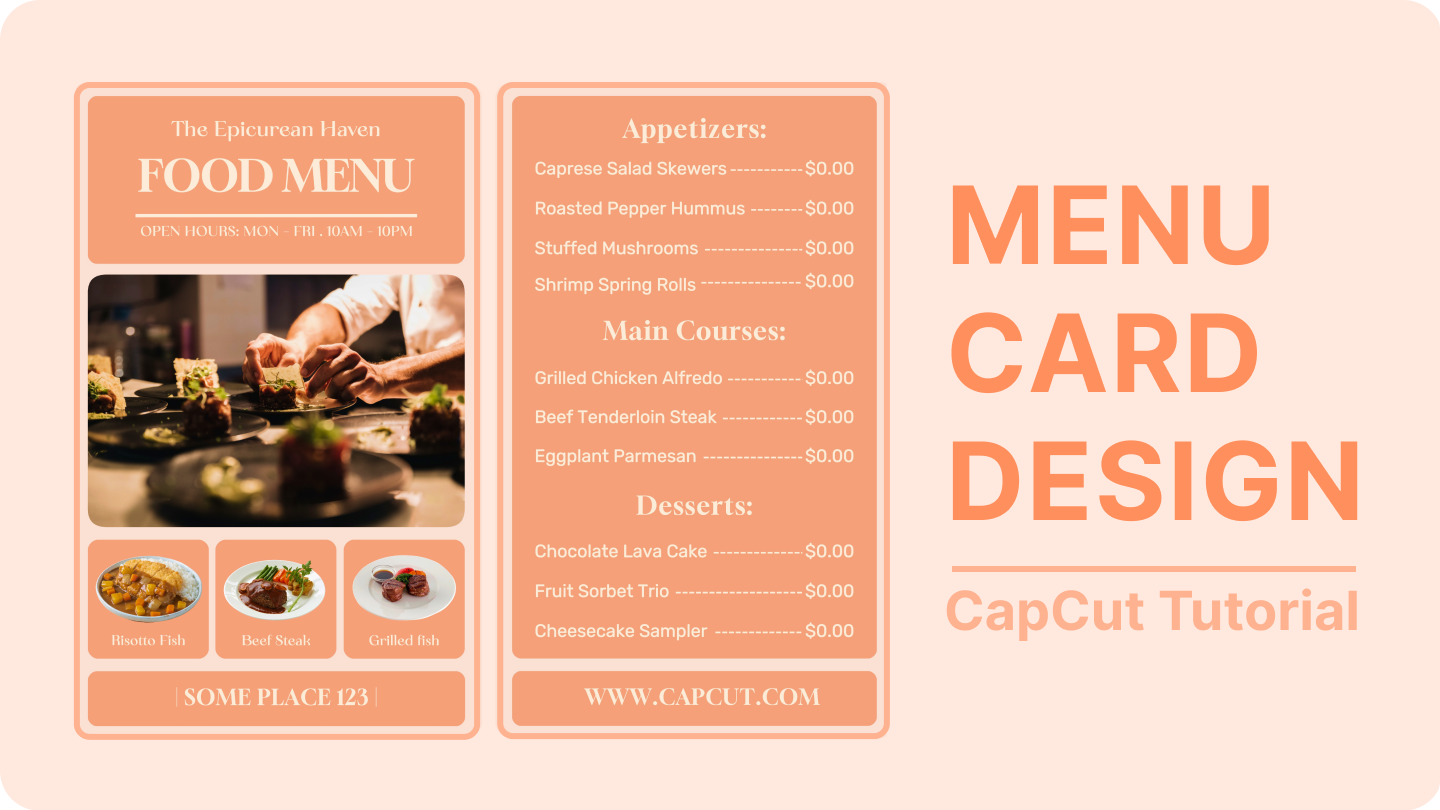 jak zrobić kartę menu