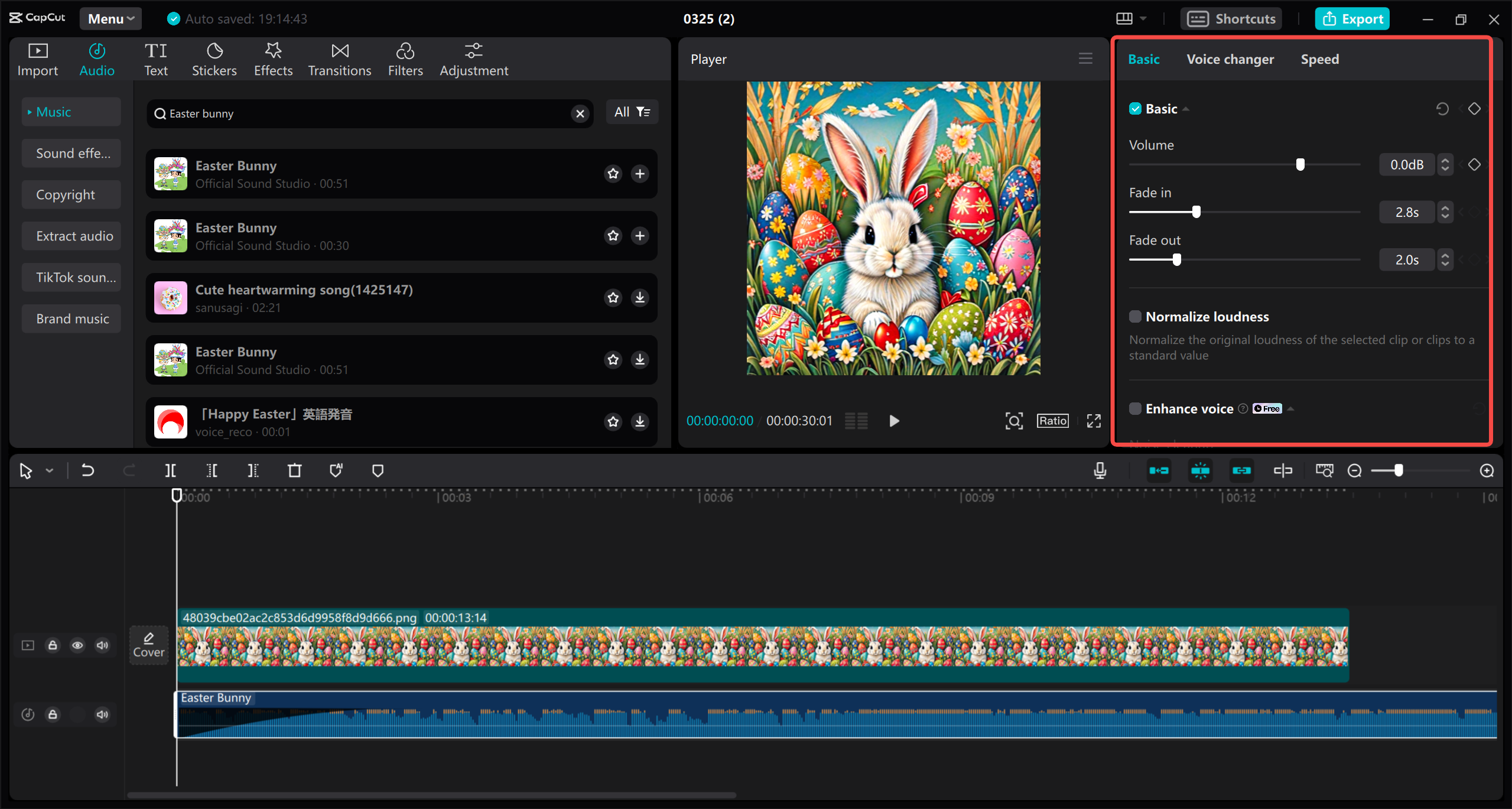 CapCut’s advanced audio editing tools