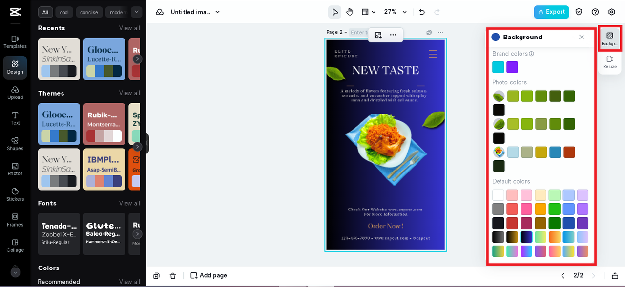background color changer