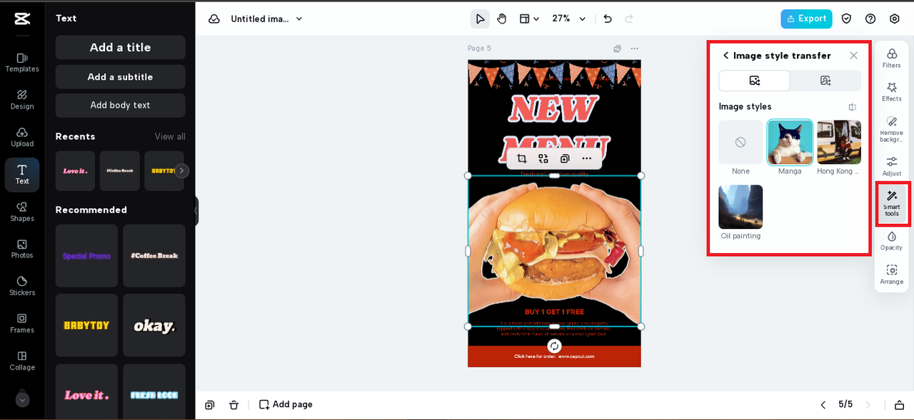 image style transfer