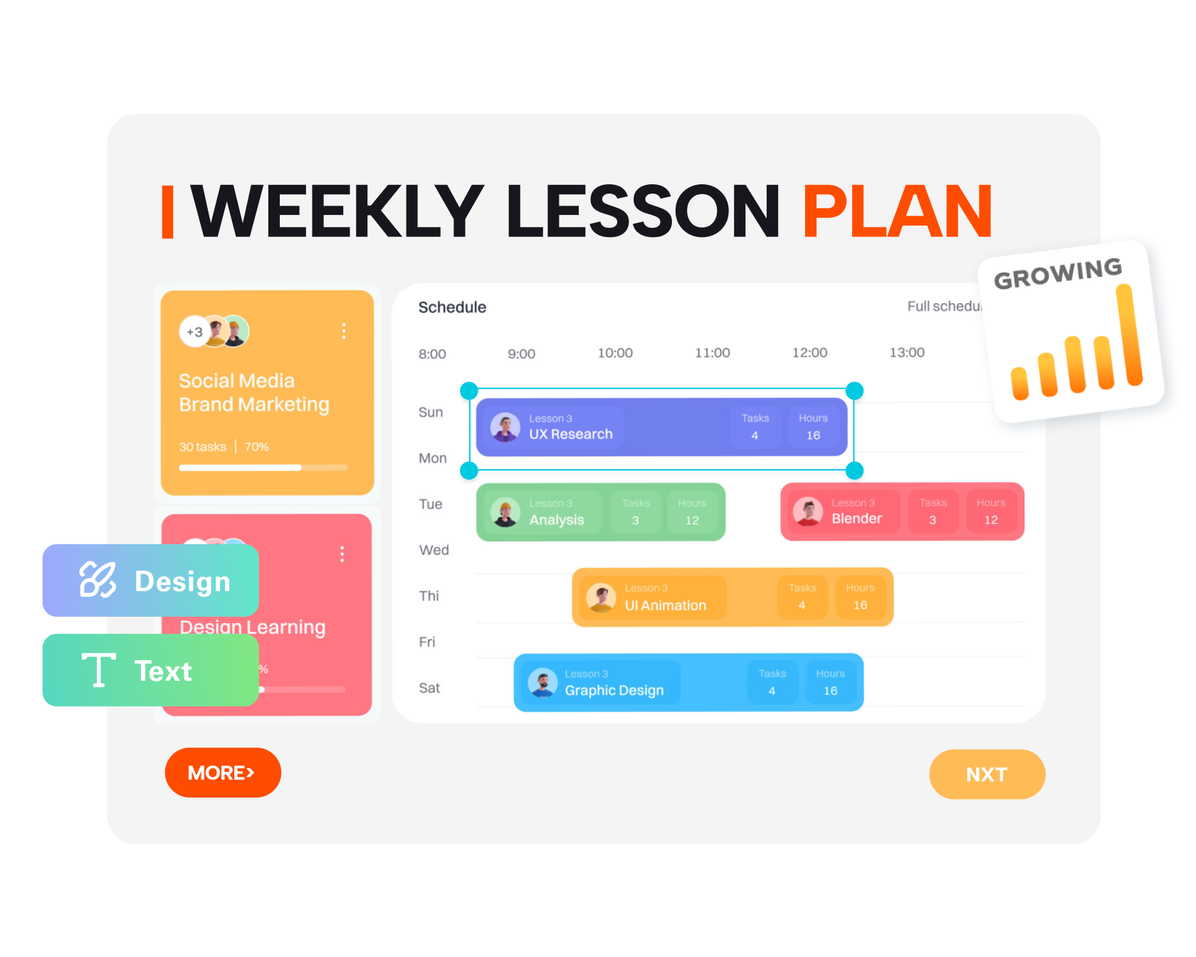 weekly lesson plan maker