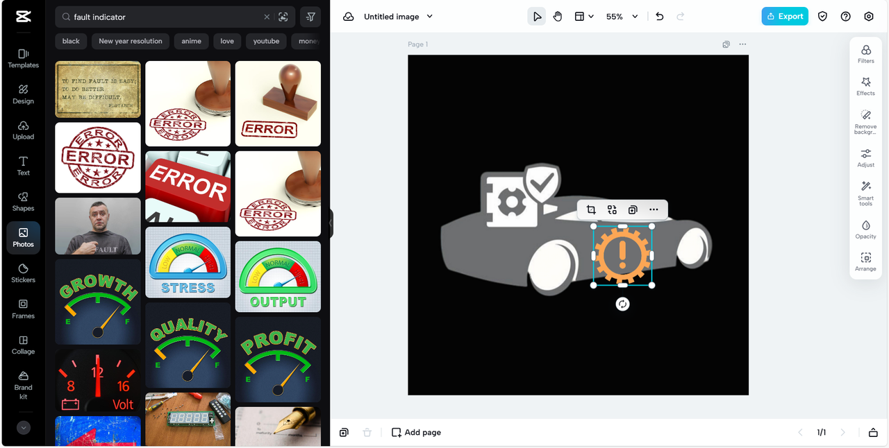 icon for car service logo