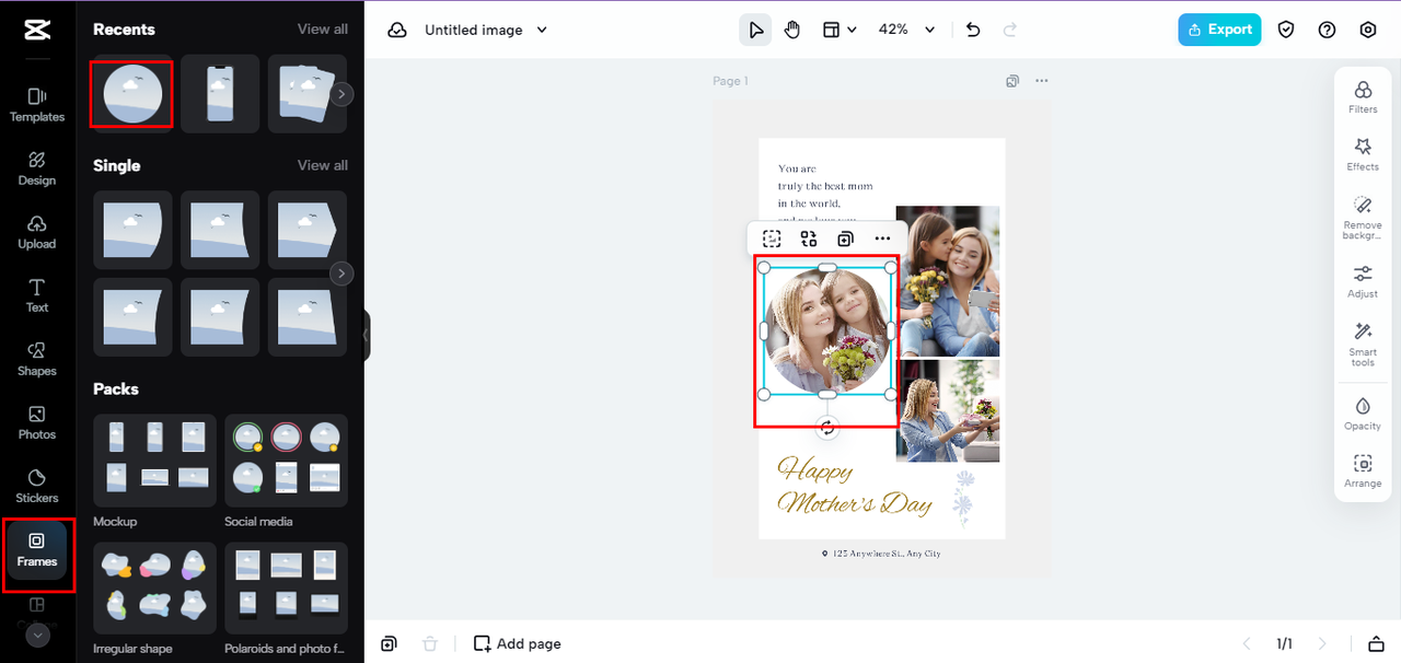 add a frame to the picture