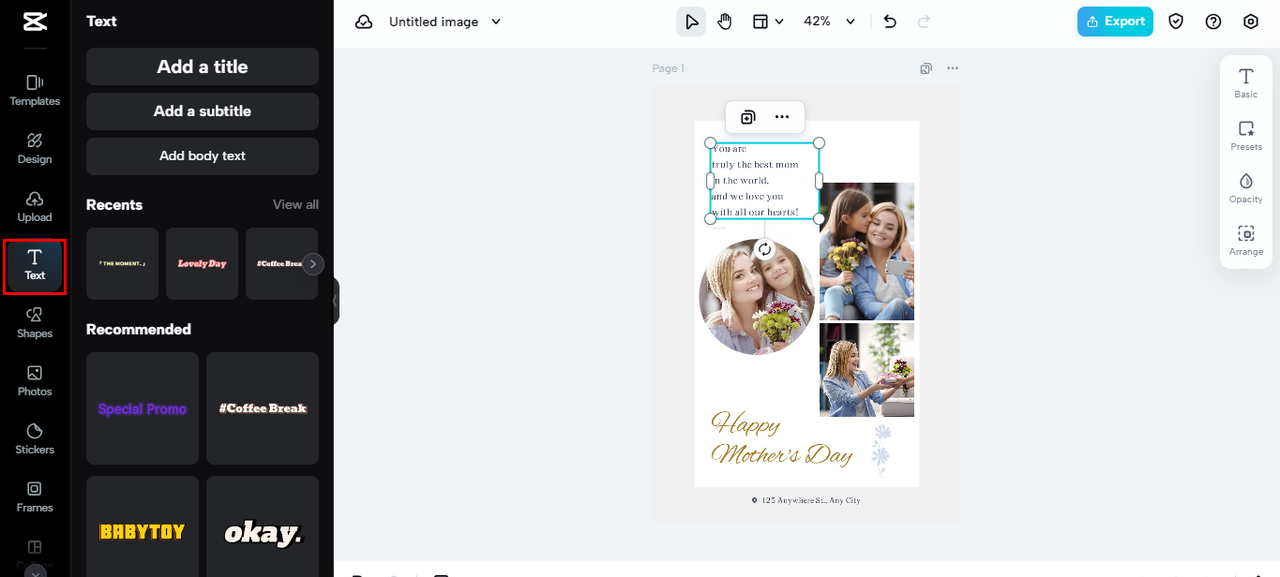 add a post to the image