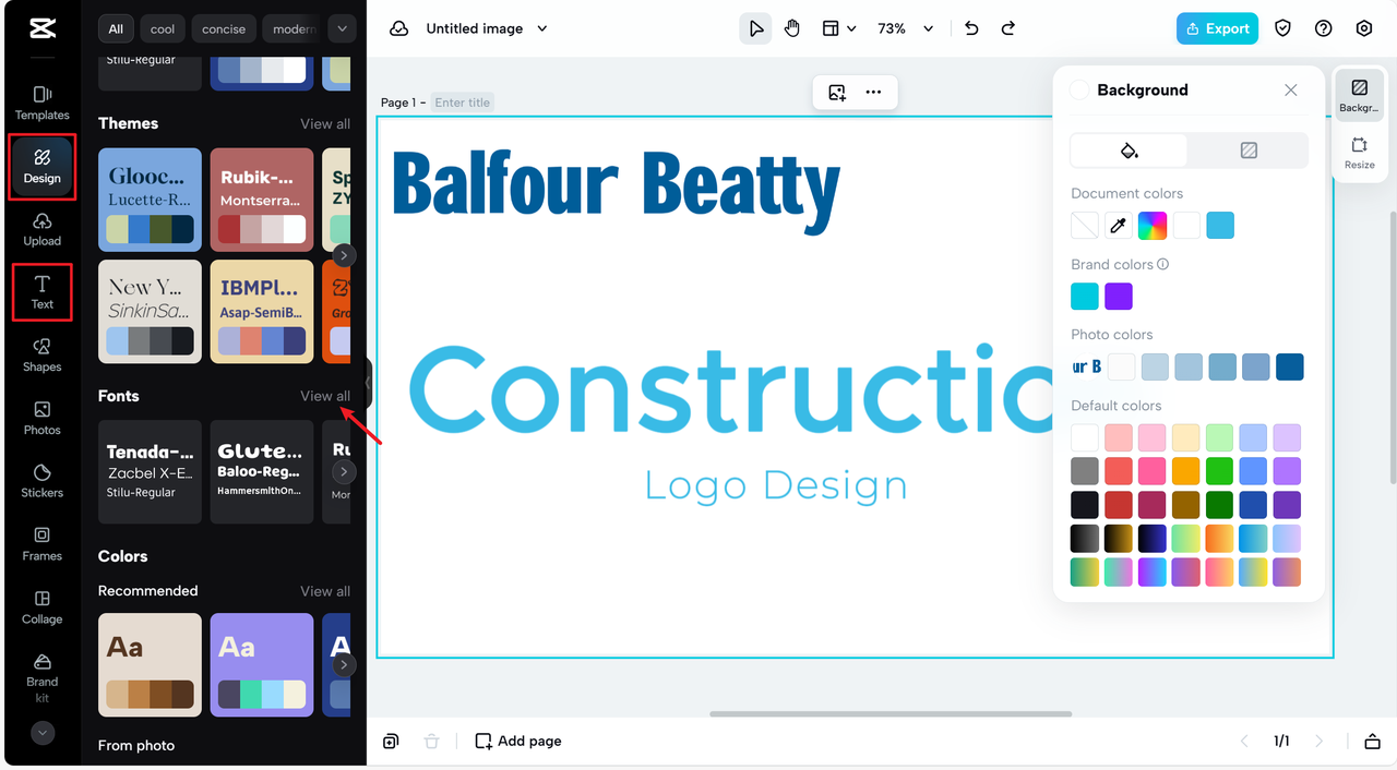 A minimalist yet distinctive logo style