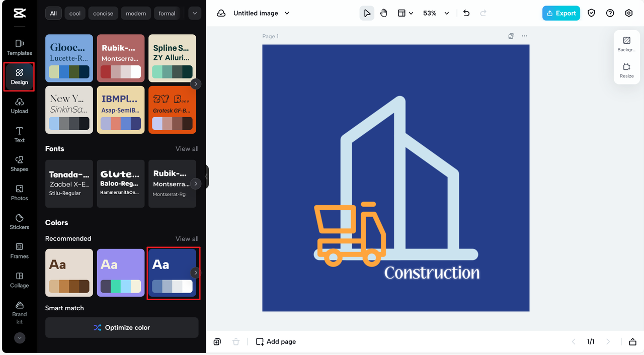 Lots of color combinations to choose from