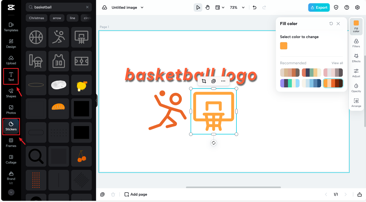 create such a team logo design