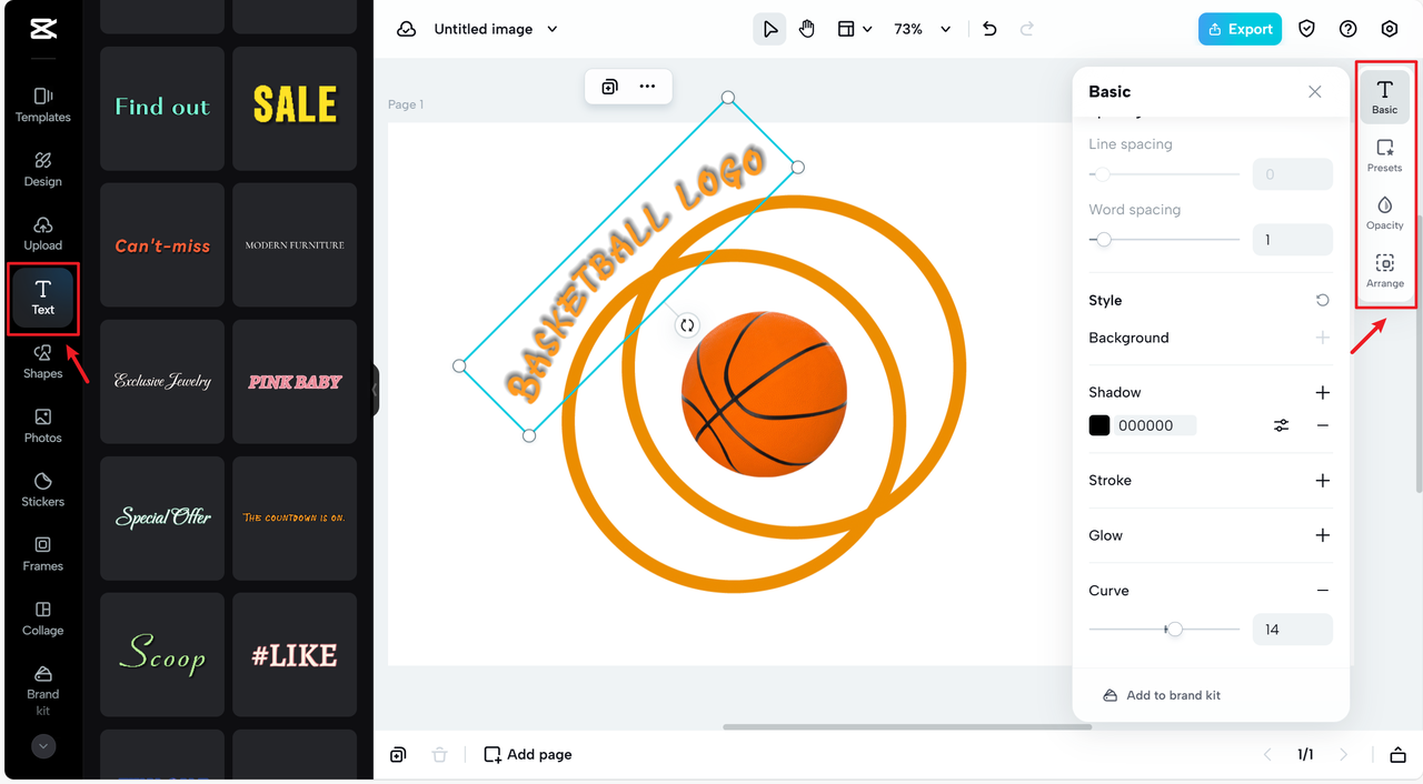 Crafting such a wordmark logo