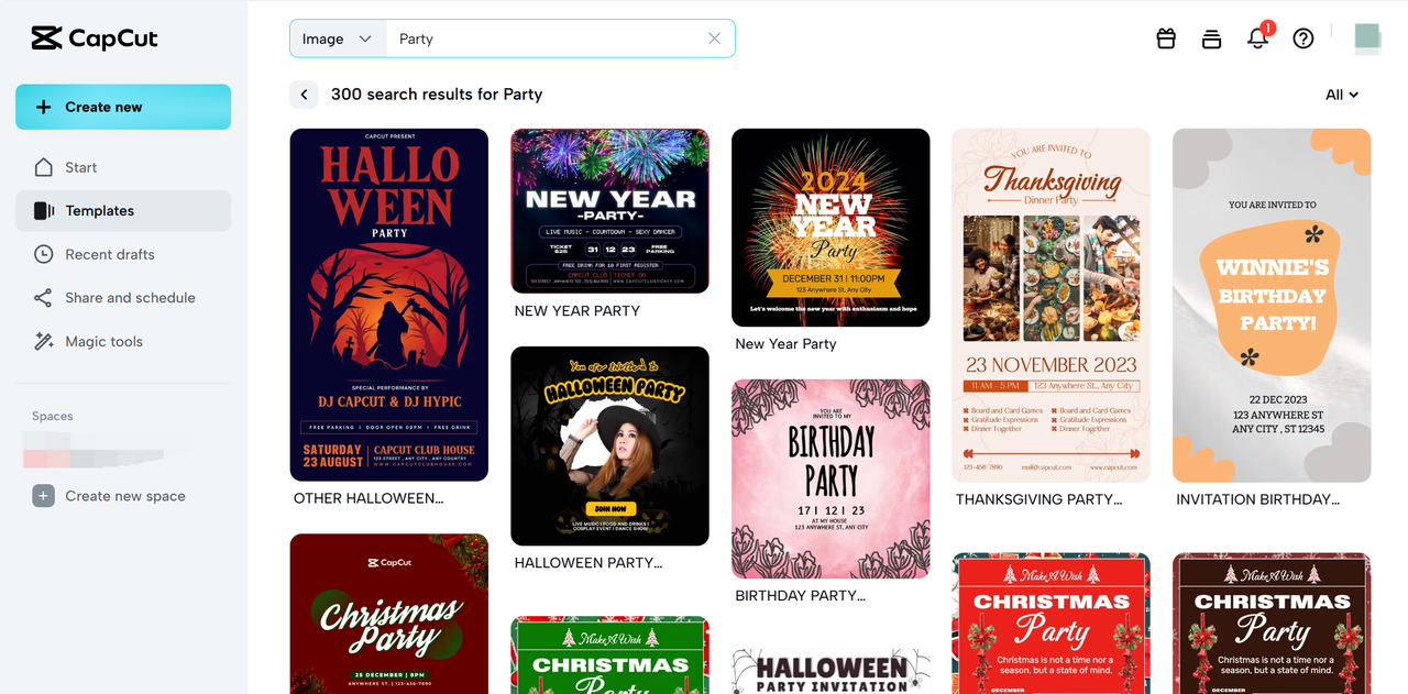 party flyer templates