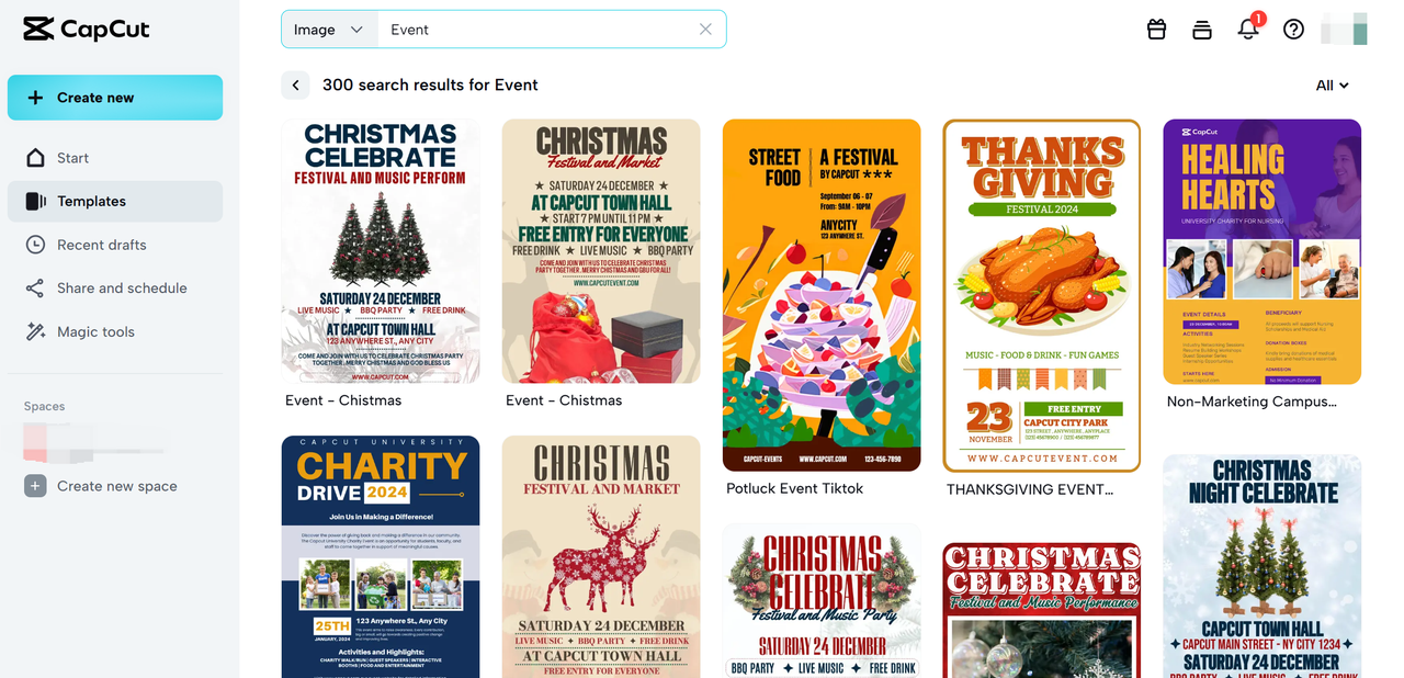 event flyer templates