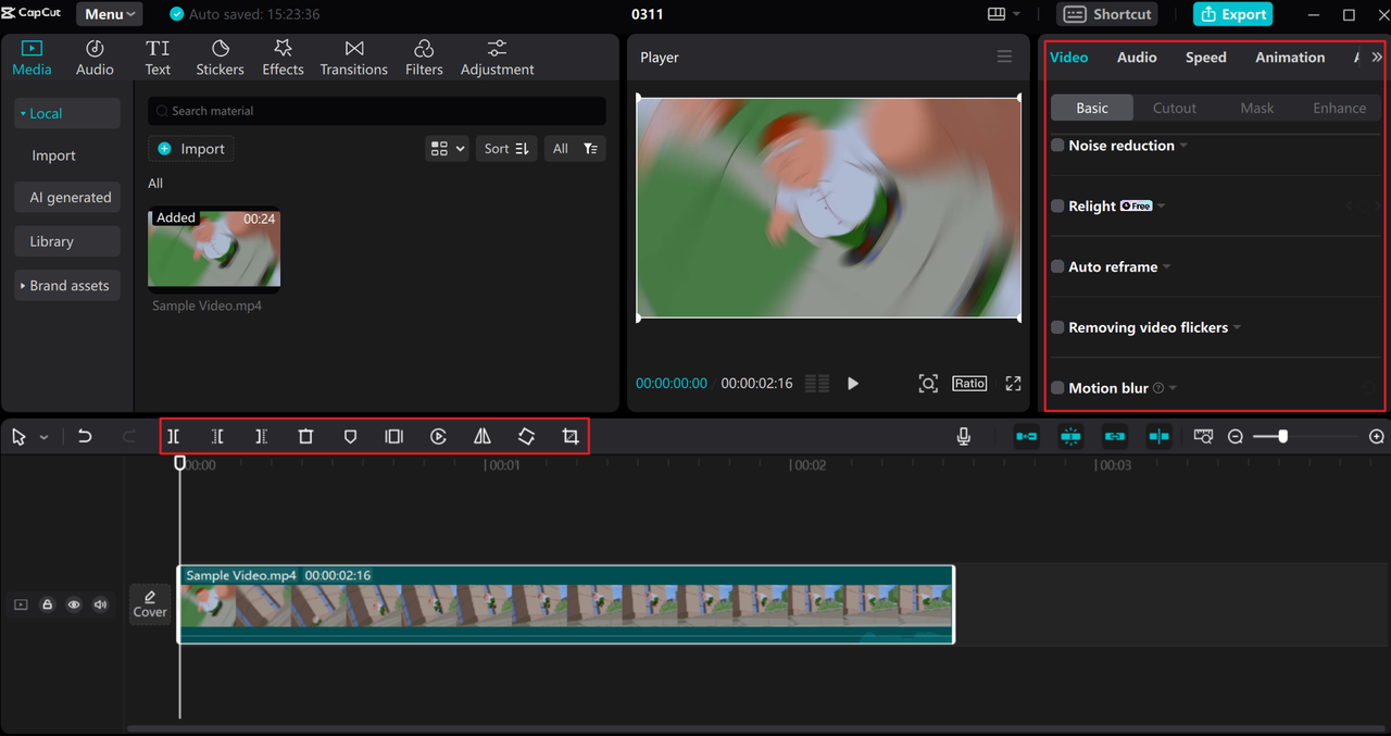 Edit a video using the CapCut desktop editor to contrast CapCut vs Premiere Pro