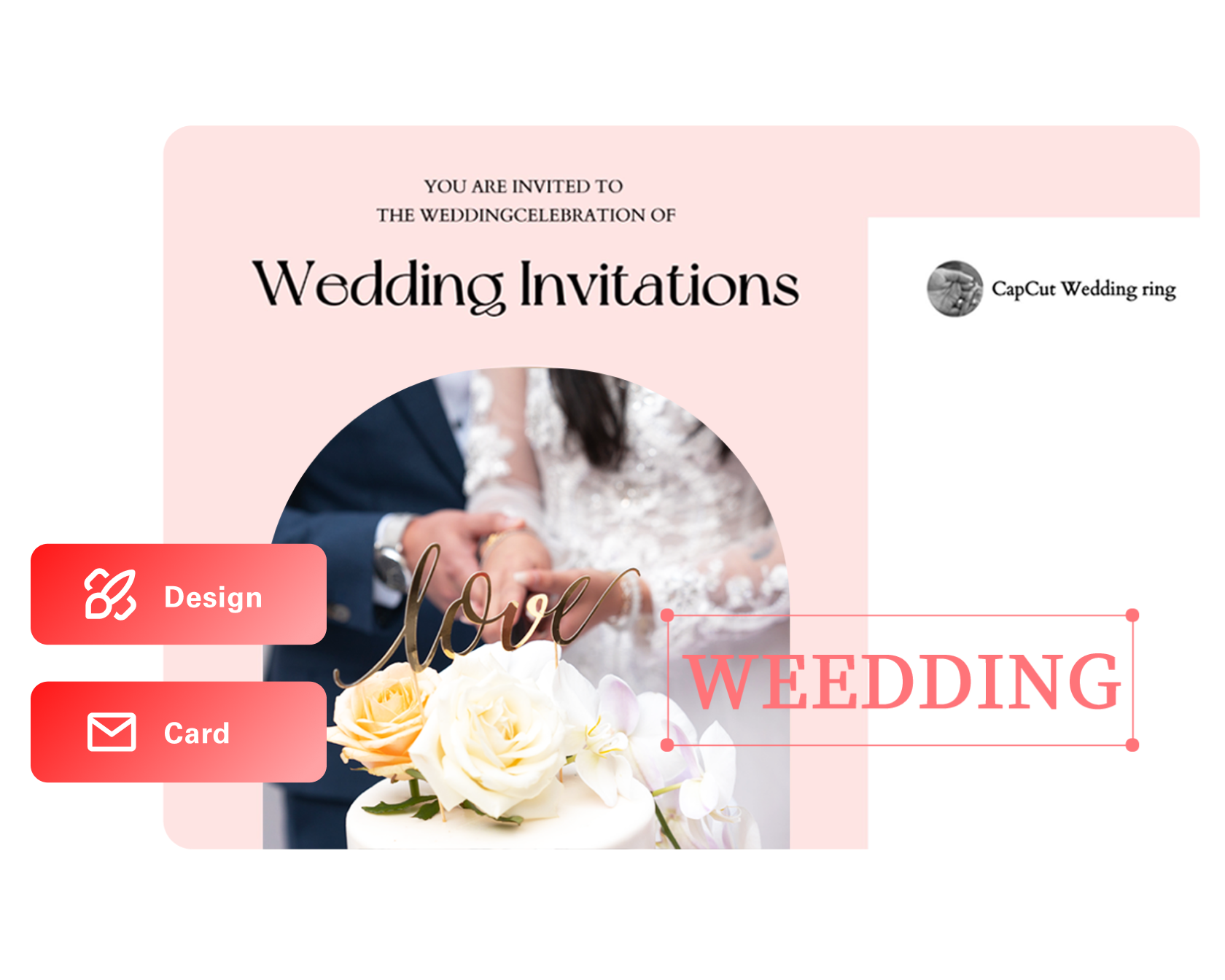 DIY Wedding Invitation Kits in Mintues: CapCut Your Online Editor