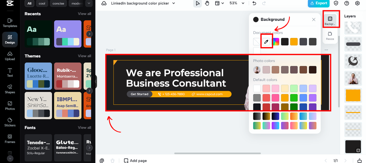 Find the best color combo for your corporate media