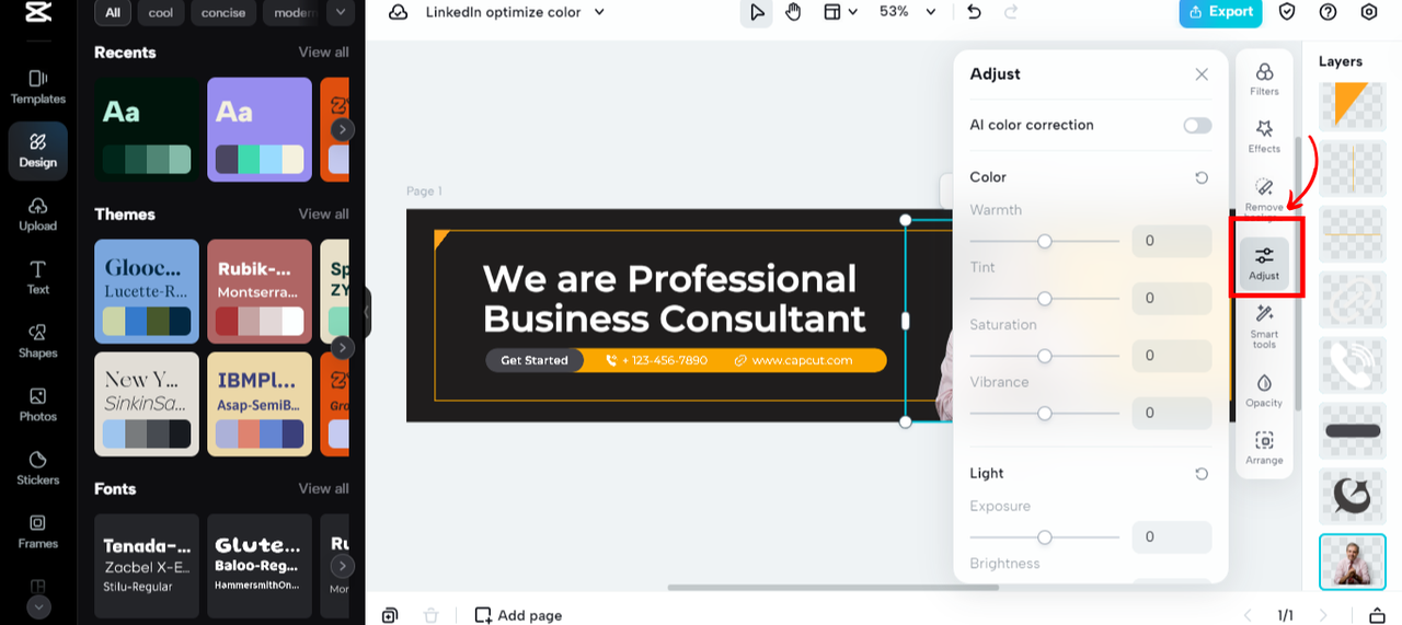 Hit the sweet spot with color optimizer