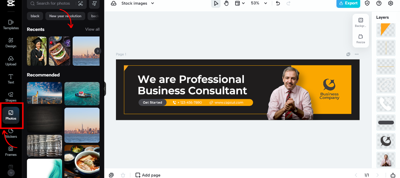 Add free imagery to level up your creatives