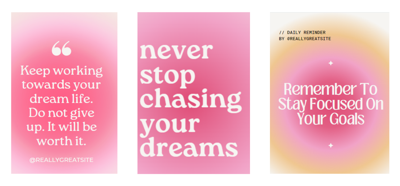 Motivational posters