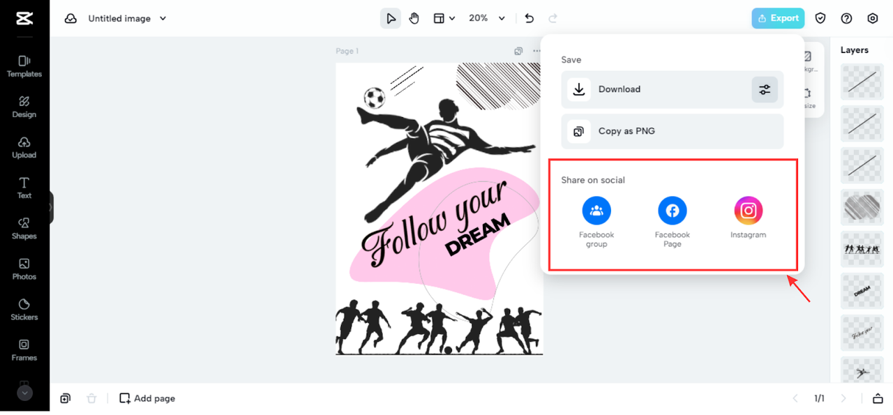 Share your poster on social