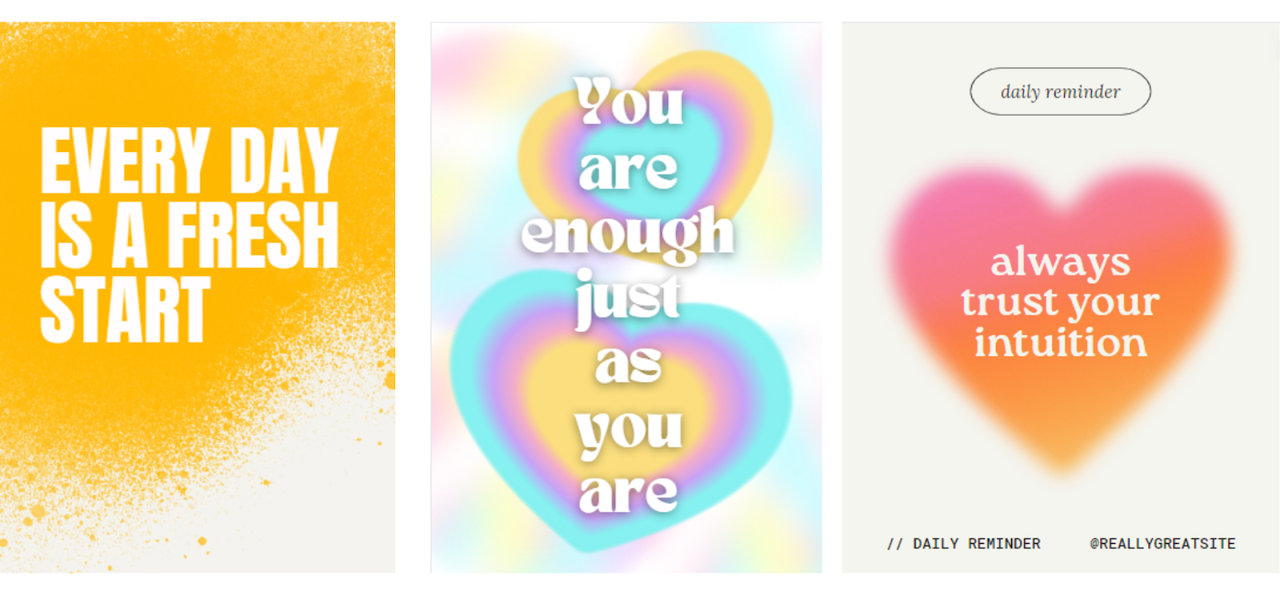 Inspirational posters