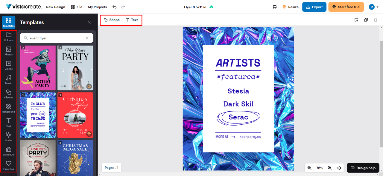 Customize your template