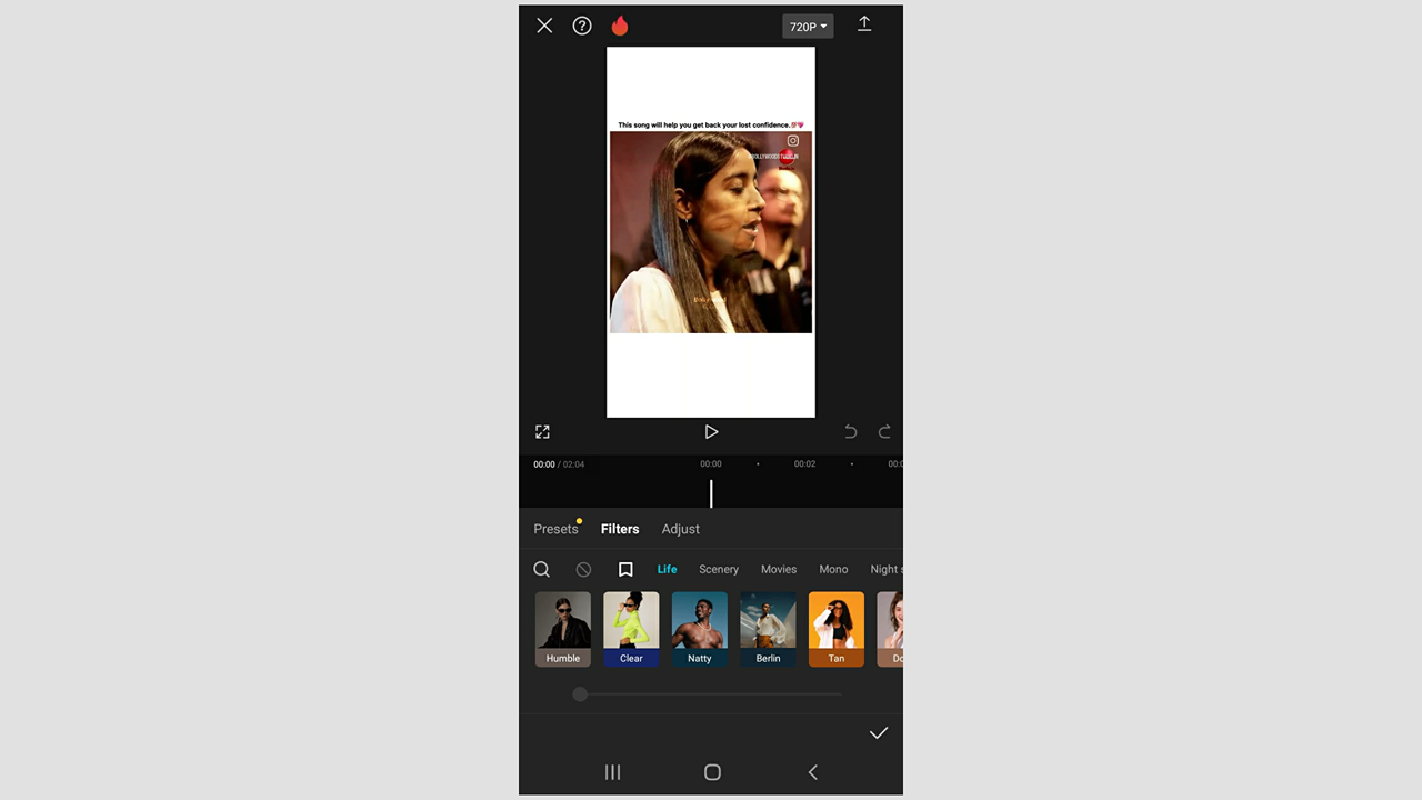 Various editing elements