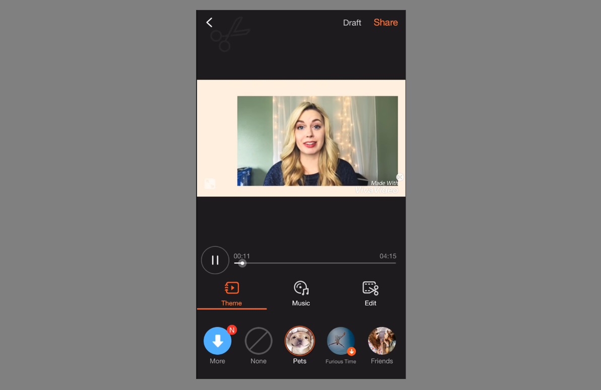 VivaVideo best mobile video editing app