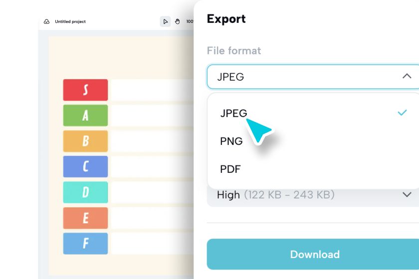 Generate Your own Tie List - Online Designer for Free