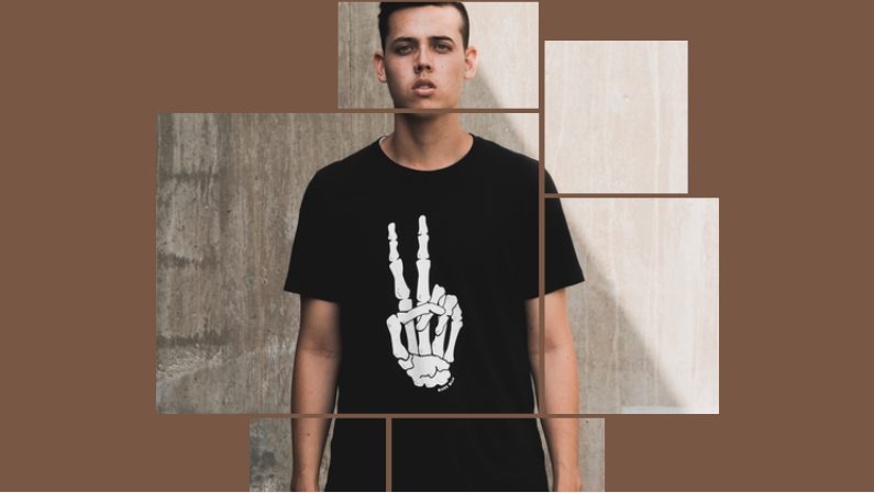 Wear shirt with logo