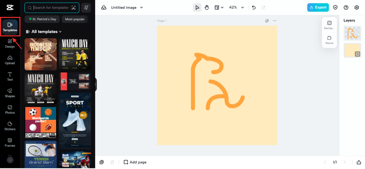Cricket logo templates