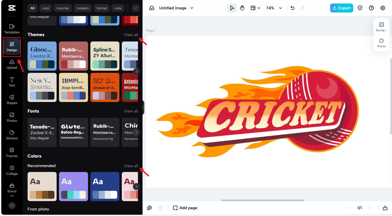 Use trendy color combinations and themes