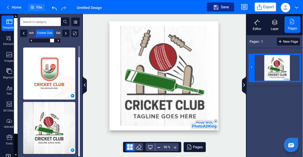 PhotoADKing Interface