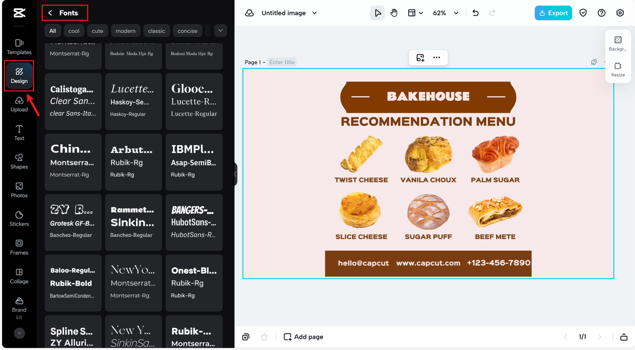 Choose a visually appealing font