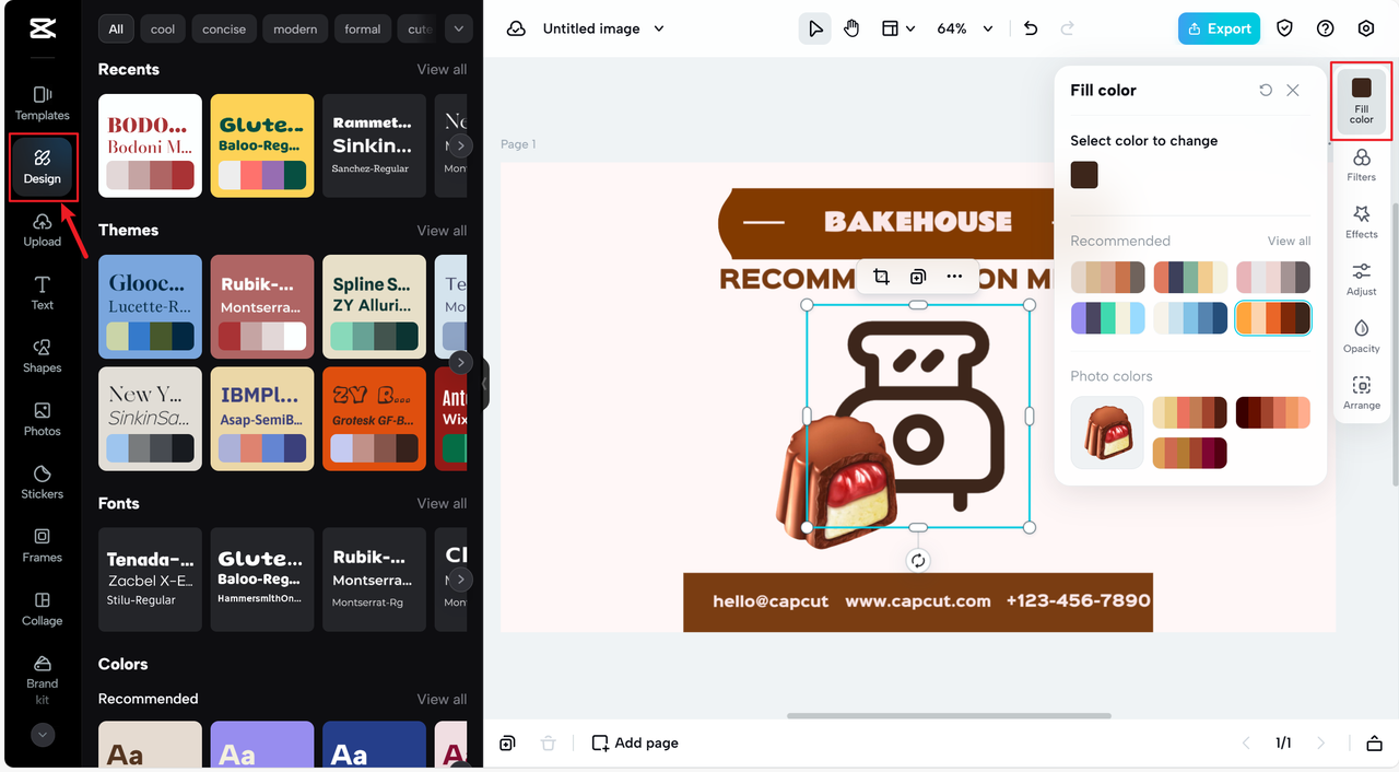 Select the right color palette