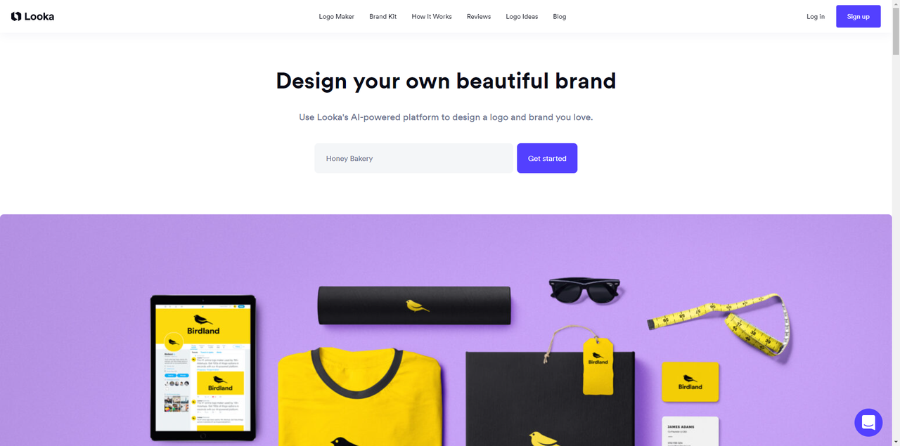 Enter your brand name and industry