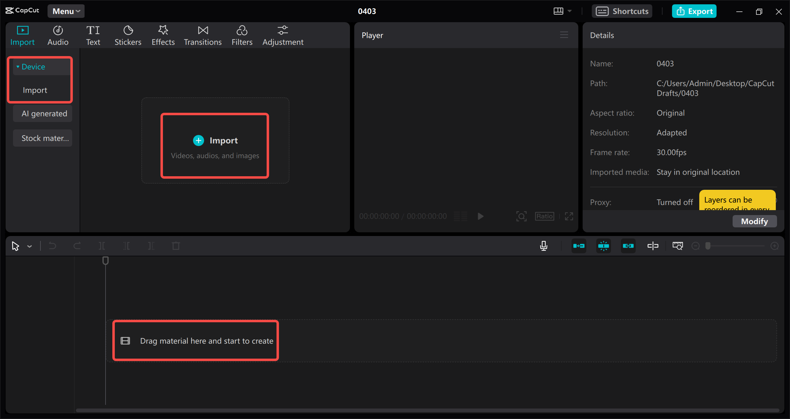 Import Facebook video