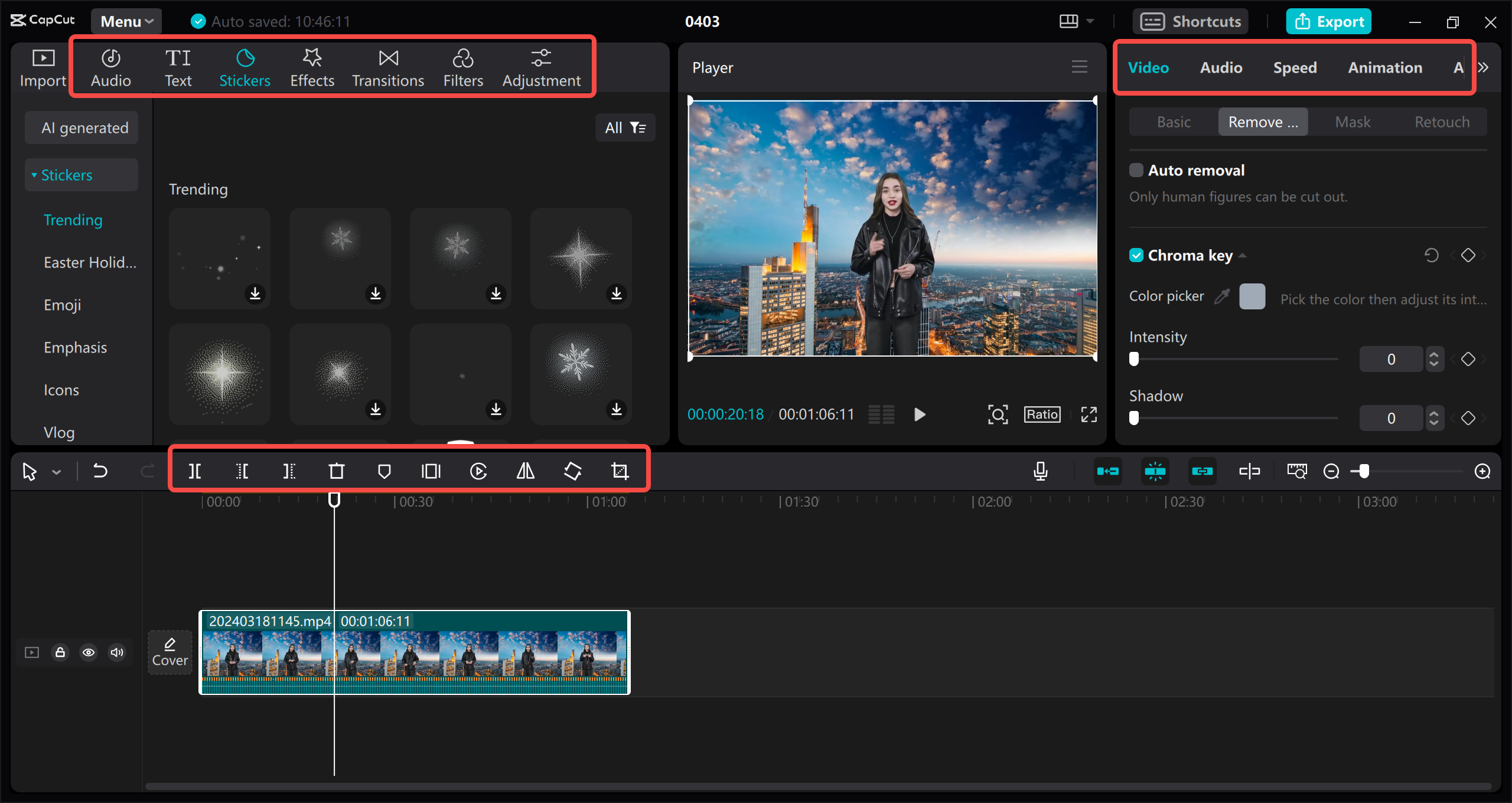 Edit with advanced tools