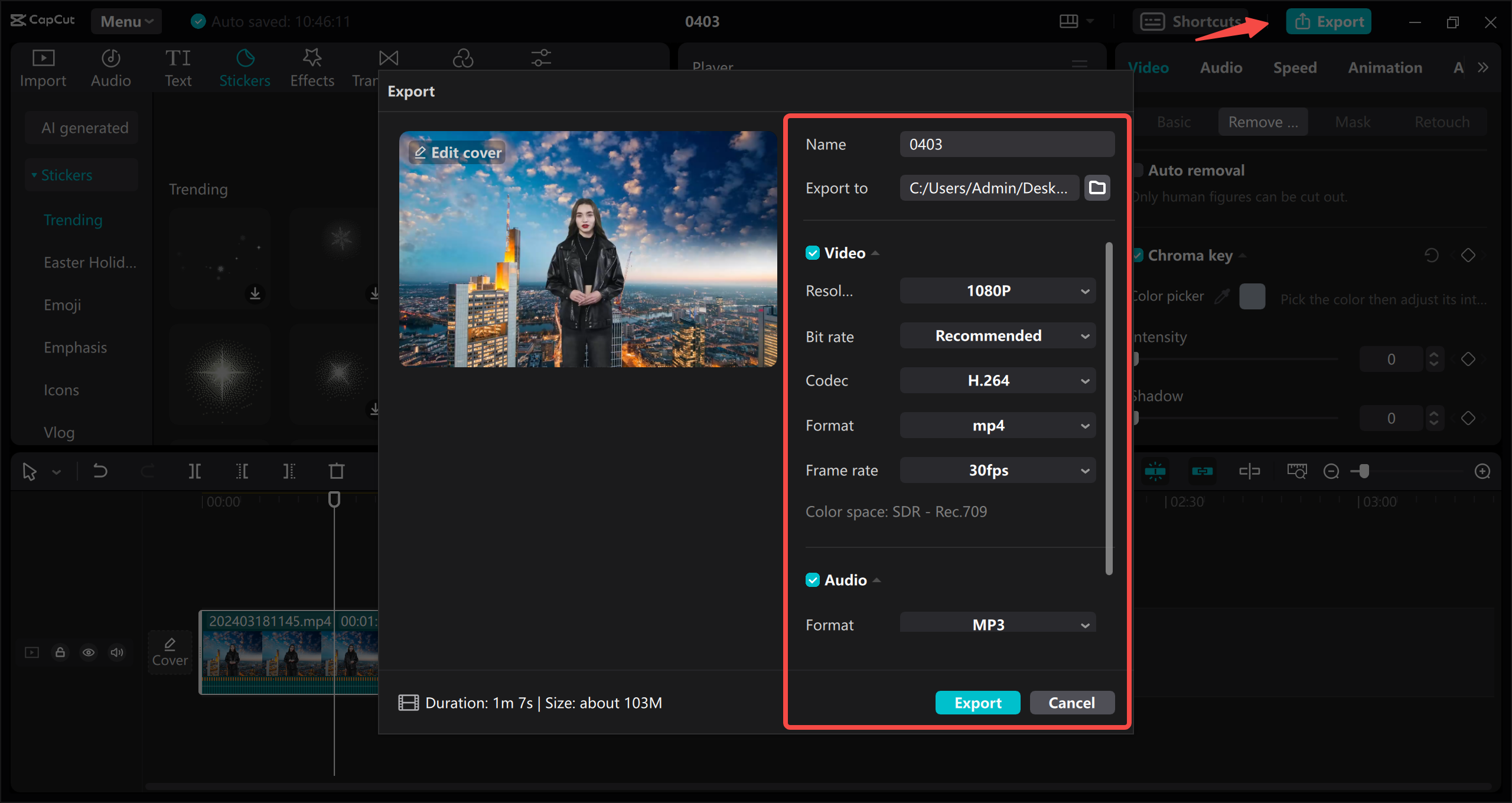 Preview and download