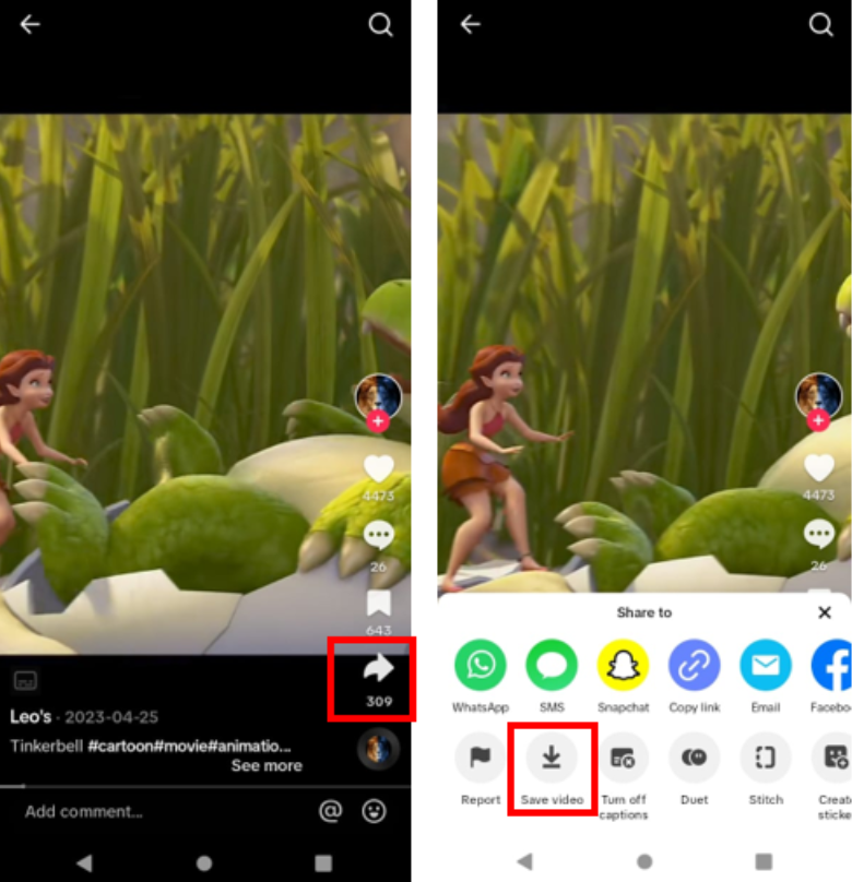How to download TikTok video for MP3 conversion