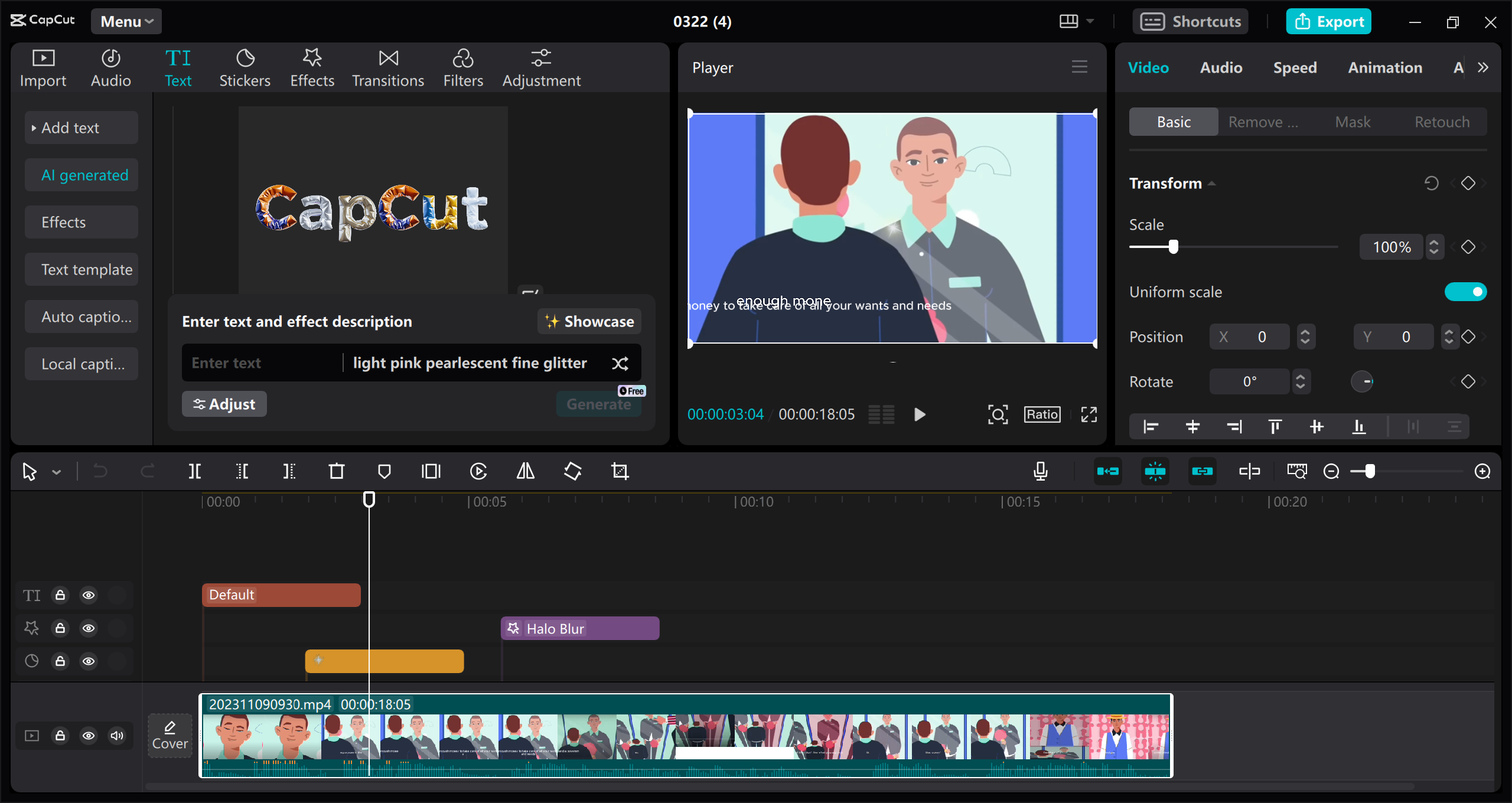 The best solution for editing anime video: CapCut 