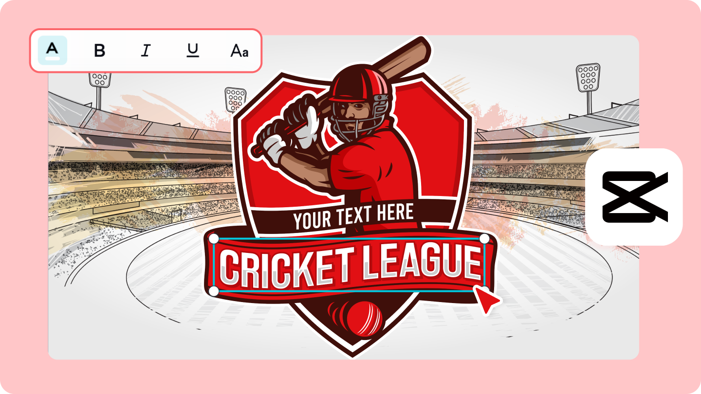 crea il logo del cricket