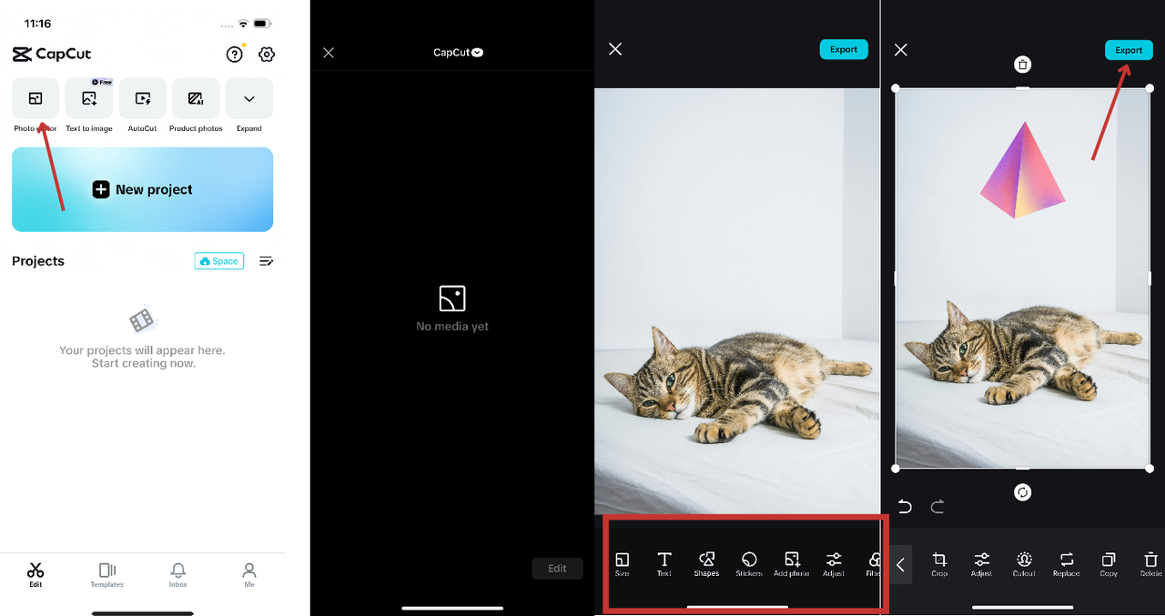 Ứng dụng chỉnh sửa ảnh CapCut dành cho iPhone