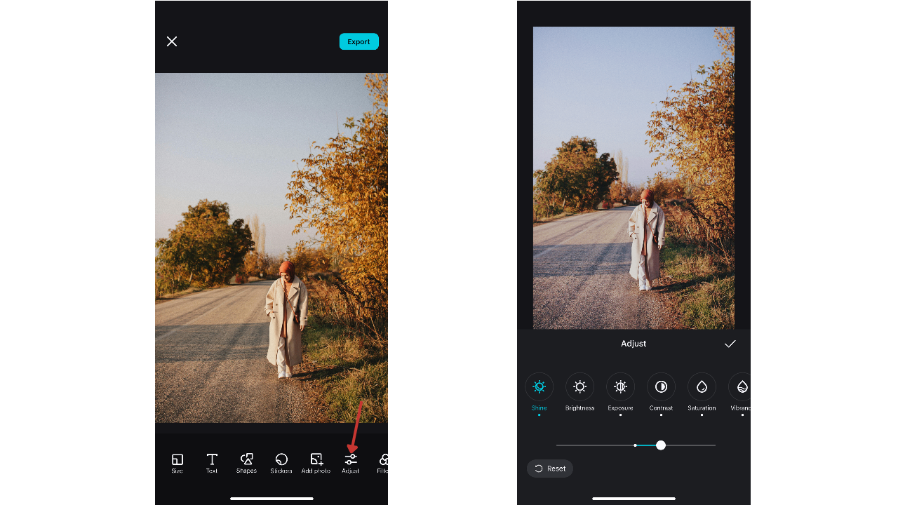 công cụ điều chỉnh hình ảnh nâng cao