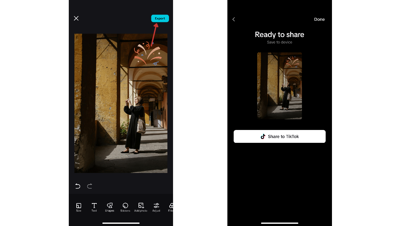 Các tùy chọn chia sẻ liền mạch