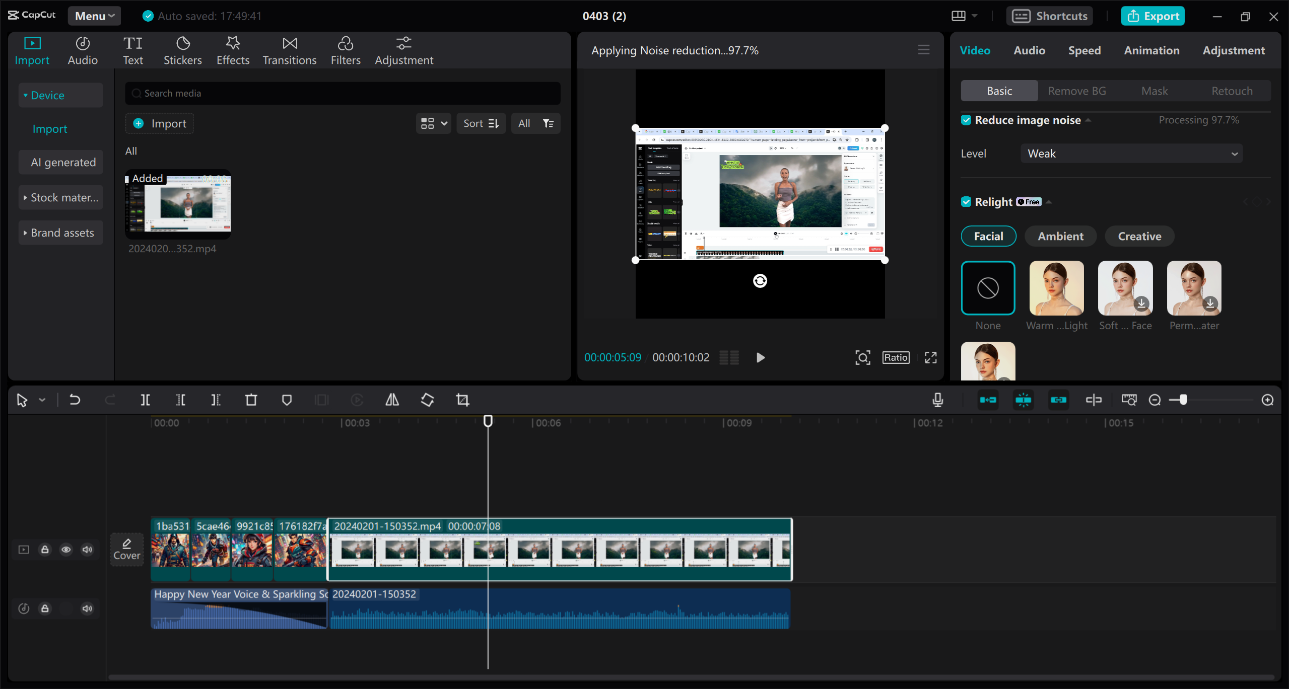 The ultimate way to get MP3 conversion without quality loss: CapCut 
