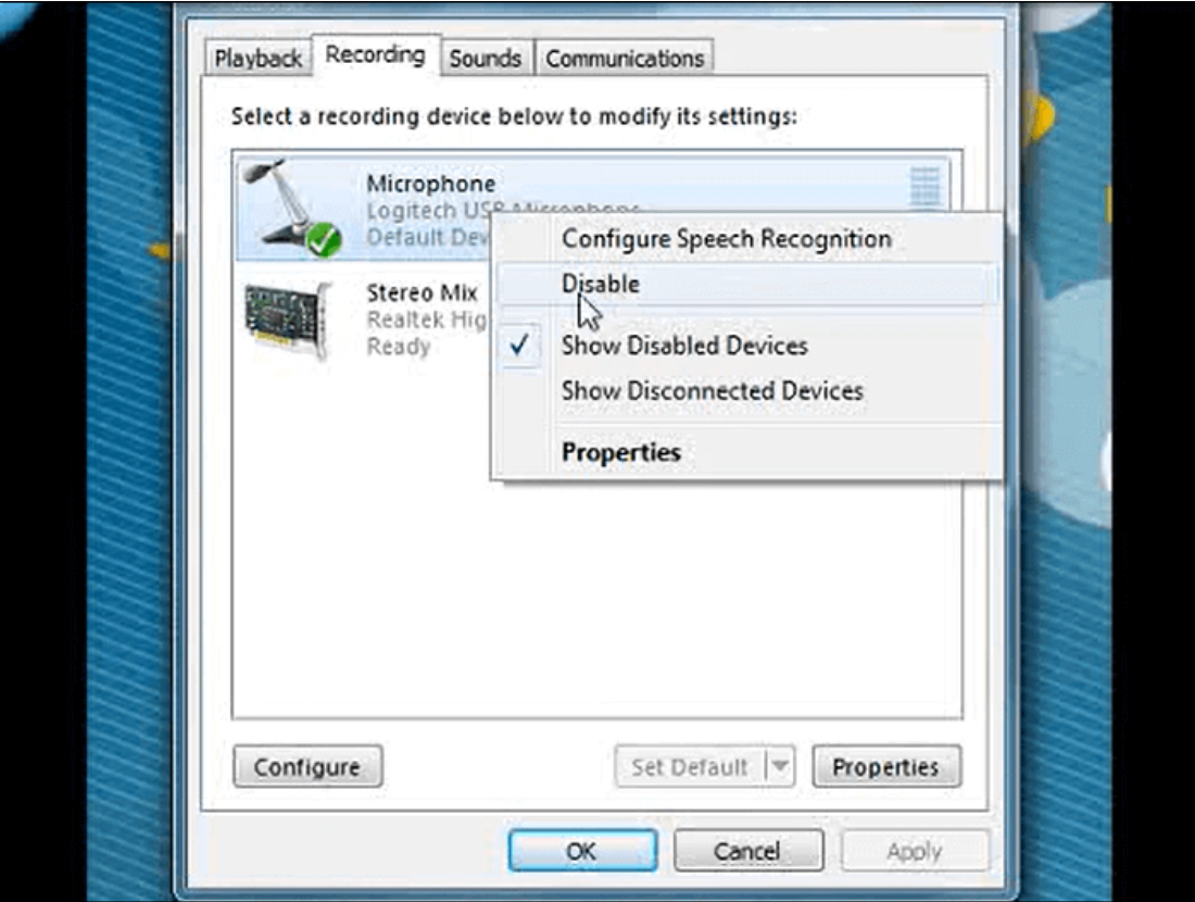 How to record audio on Windows 7 without a microphone