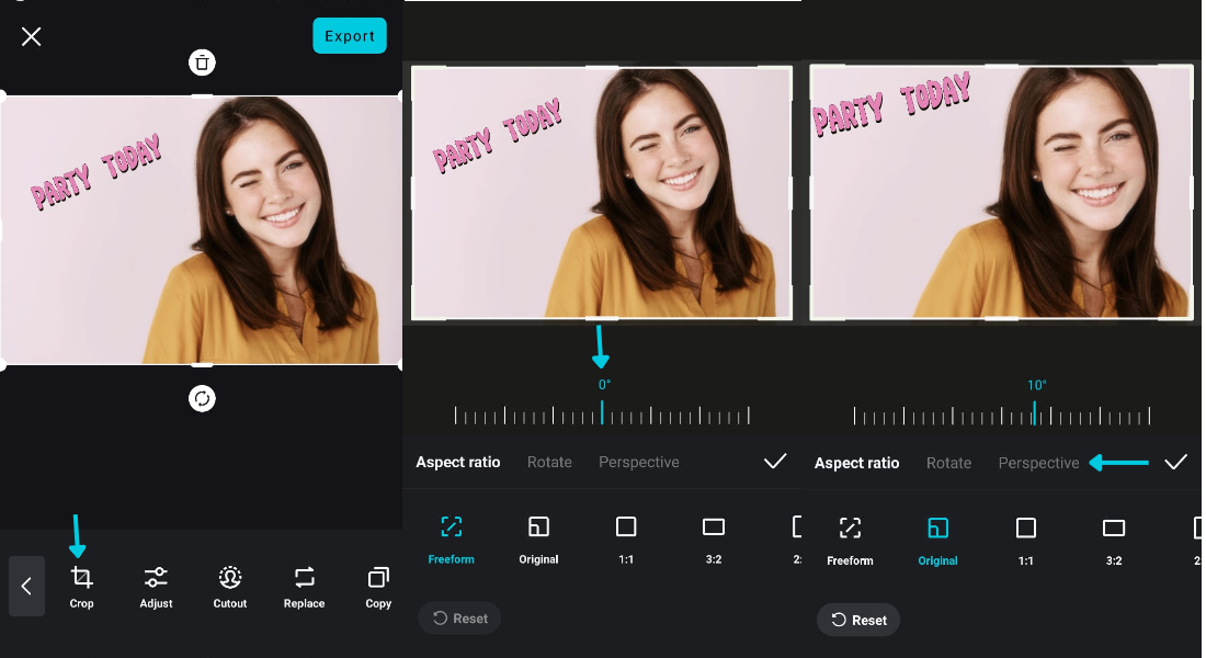 utilize the crop function