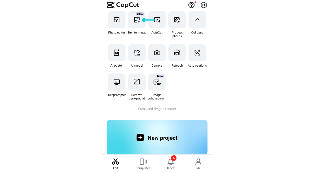 select text to image tool